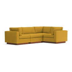 50 Most Por Yellow Sectional Sofas For 2019 Houzz