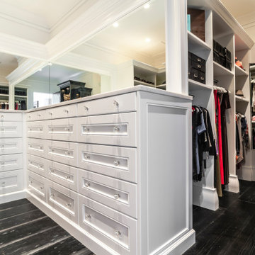White Luxury Master Closet