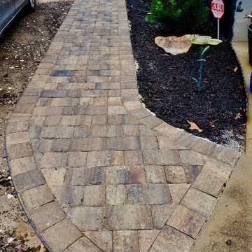 Paver Patios, Retaining Walls, Columns, Full Landscape Projects at Various Homes