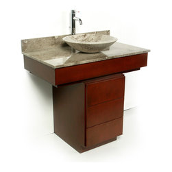 D'Vontz Modular Vanity with Stone Vessel - Products