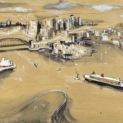 Golden Harbour by Mark Hanham - Fine Art Prints