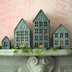 Nordic House Lanterns - Holiday Decorations