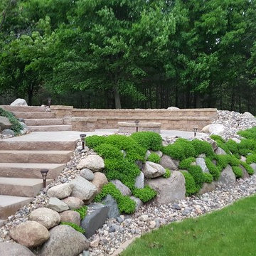 Cannon Lake Firepit Patio & Outdoor Kitchen
