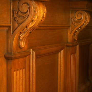 Hand Carved Residential Bar