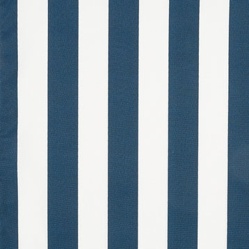 Navy Stripe Outdoor Lumbar Pillow Set of 2, 13x20
