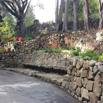 Historic Stone Bench, Terraces & Lion Fountain- Intermediate completion