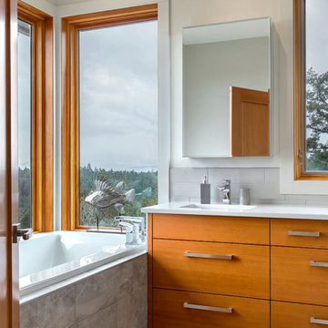 Contemporary Fir Ensuite