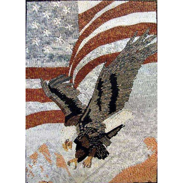 American Eagle Mosaic, 29"x40"