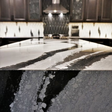 Dark and Glamorous Kitchen
