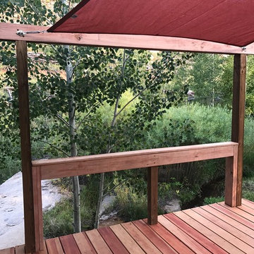 Creek-side Hangout with Shade Canopy