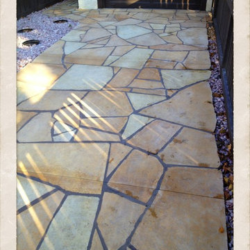 Flagstone Driveway