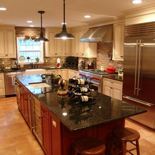 kitchen cabinet  and lights