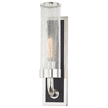 Soriano 1-Light Wall Sconce, Polished Nickel