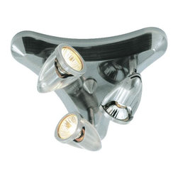 Trans Globe Lighting - Trans Globe Lighting W-463 BN Flush Mount Modern track lights^ Brushed Nickel - Track Lighting Kits