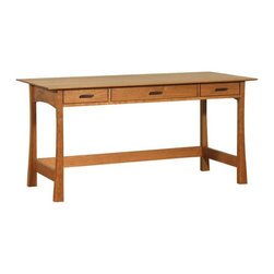 Contemporary Craftsman Library Desk - Desks And Hutches