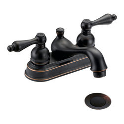 Designers Impressions - Oil Rubbed Bronze Lavatory Vanity Faucet - Bathroom Sink Faucets