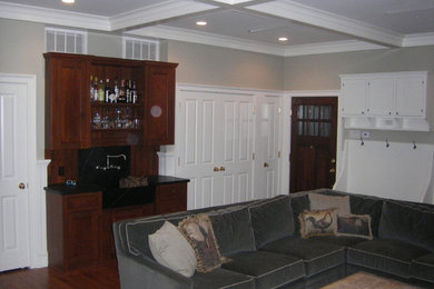 Elegant family room photo in Philadelphia
