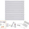 Lightkiwi Lilium 12" Warm White Modular LED Under Cabinet Lighting, Pro Kit
