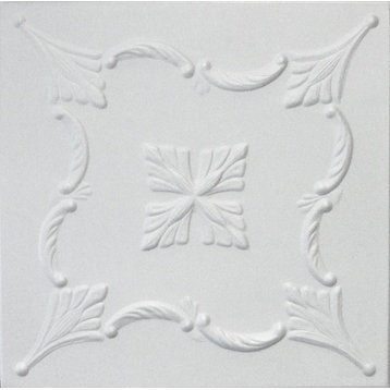 20"x20" Styrofoam Glue Up Ceiling Tiles, R38W Plain White