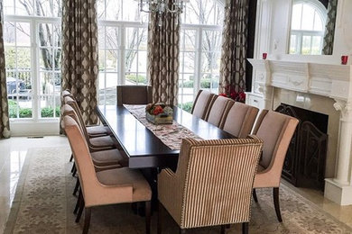 Inspiration for a dining room remodel in New York