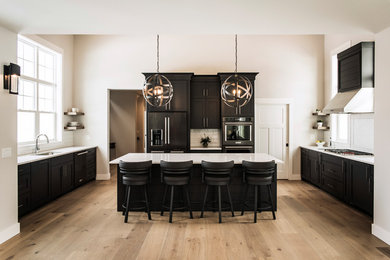 Mountain style kitchen photo in Grand Rapids