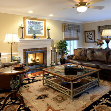 American Contemporary, Family Room, Inverness, IL