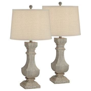 Pacific Coast Wilmington Table Lamp 2-Pack 60G46, Gray