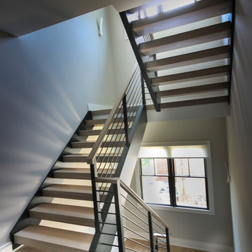 Project #52 | Minimalist Open Riser Stairway