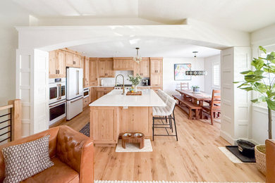 Kitchen - scandinavian kitchen idea in Other