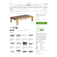 Wood Floor Table