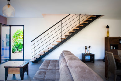 Réalisation d'un salon design.