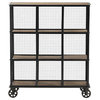 Industria Metal And Wood Bookcase