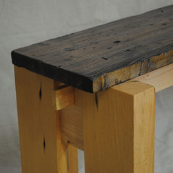 Reclaimed Pine Wood Bench - Products