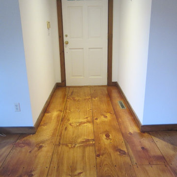 East Hampton Wide Plank Eastern White Pine installation and refinishing