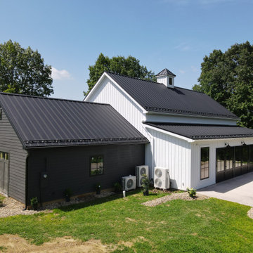 Beautiful Farmhouse with Metal Board and Batten