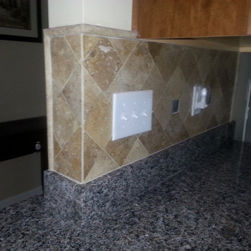 Backsplash installation, Mandarin 2013.
