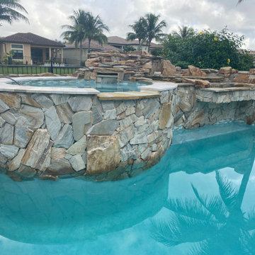After - Pool with Spa and Grotto