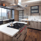 Wood plank countertops