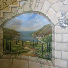 Mural for niche