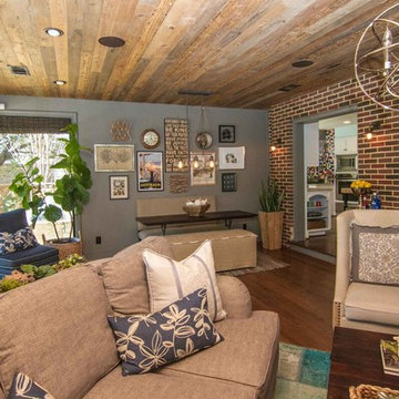 Cozy Living Room Addition - by Faye Smith Interior Design
