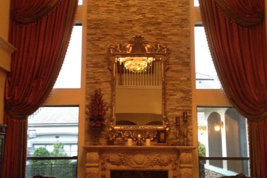 Example of a family room design in Jacksonville