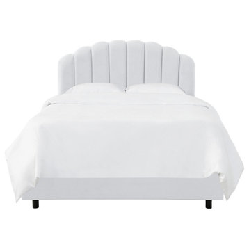 Full Bed, Velvet White