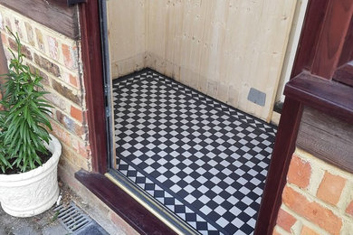 Victorian tiles pathways