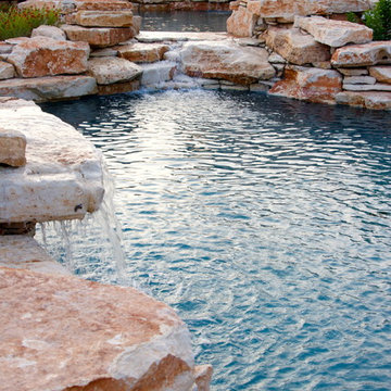 Natural Hill Country Multi Level Pools