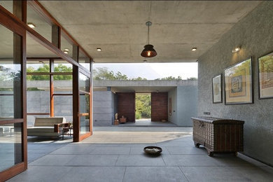 Hallway - contemporary hallway idea in Ahmedabad