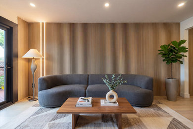Trendy living room photo in San Francisco