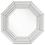 Eichholtz - Octagonal Mirror | Eichholtz Parade S - Create a dynamic display in your hallway, bedroom or lounge with the Parade S Mirror. Brimming with distinctive style, this contemporary wall mirror has a gorgeous geometric silhouette. Beveled mirror segments create an amazing three-dimensional frame.
