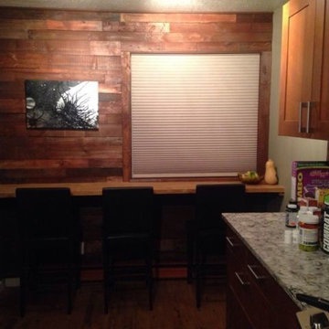 Reclaimed Pallet Feature Wall