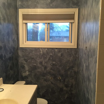 Bathroom Faux Finish - After