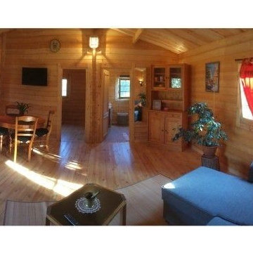 Residential log cabin